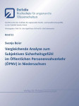 Schriftenreihe des Instituts für angewandte Rechts- und  Sozialforschung der Fachhochschule Braunschweig/Wolfenbüttel